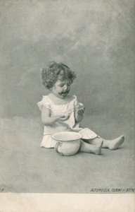Baby playing with bubbles by Italian Photographer