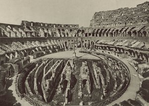 Flavian Amphitheatre or Coliseum with the new excavations by Italian Photographer