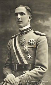 King Umberto II of Italy by Italian Photographer