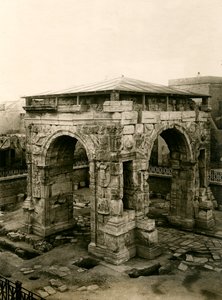 Marcus Aurelius Arch After Its Restorations, Tripoli, Libya by Italian Photographer