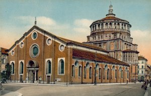 Milan, Church of Santa Maria delle Grazie by Italian Photographer