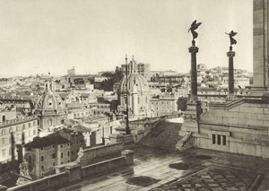 Panorama from the Monument to Victor Emmanuel by Italian Photographer