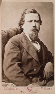 Portrait of Italian composer Amilcare Ponchielli