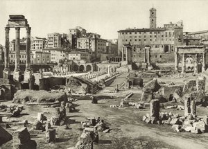 Roman Forum and Basilica Julia by Italian Photographer
