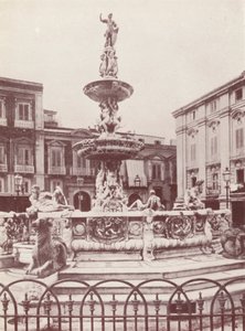 Sicily: A Fountain at Messina by Italian Photographer