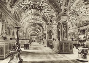 The Vatican Library, First Hall by Italian Photographer