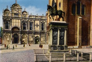 Venice: Monument to Bartolomeo Colleoni by Italian Photographer