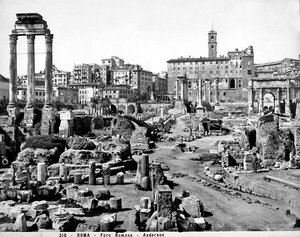 View of the Roman Forum, c.1890