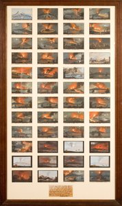 A Collection of Forty Eight Views of Volcanic Eruptions by Italian School