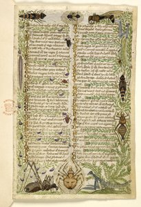 Leaves from a prose treatise on the Seven Vices and a verse on events from the history of Sicily in the time of Frederick II, by Cocharelli, c.1330-40 by Italian School