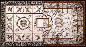 Alternate Designs for a Neo-Classical Ceiling by Italian School