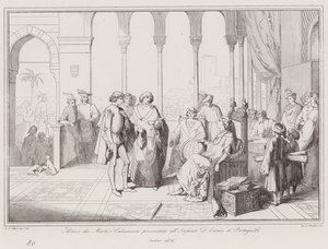 Alvise da Mosto, or Cadamosto Presented to Prince Henry of Portugal by Italian School