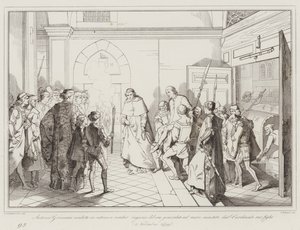 Antonio Grimani brought in chains to account for his generalship at sea by Italian School