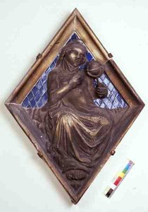 Astronomy, relief tile from the Campanile by Italian School