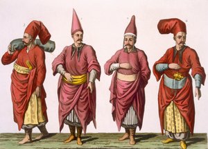 Baltadji, Kizlar-Aga etc., plate 6 from Part III, Volume I of The History of the Nations, engraved by V. Raineri