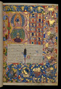 Beatus Vir, Christ in Majesty, King David