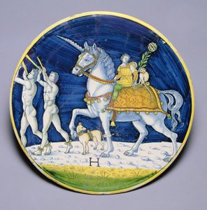 Dish depicting Caesar