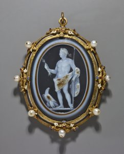 Cameo Portraying a Roman Emperor as Jupiter by Italian School