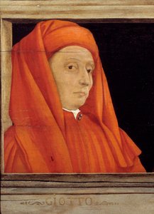 Cassone with 5 portraits of the Master of the Florentine Renaissance (detail) by Italian School