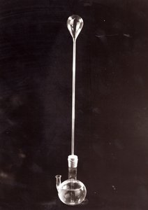 Copy of a thermoscope invented by Galileo Galilei