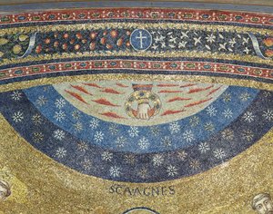 Coronation of the Virgin and Sky by Italian School