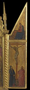 Crucifixion with Virgin of the Annunciation (right panel)