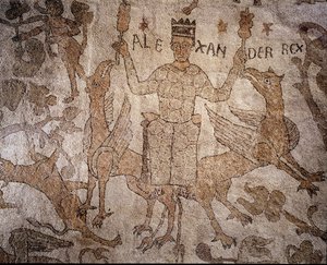 Alexander the Great with Indian Animals (detail) by Italian School