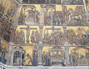 Detail of the Ceiling, Baptistery, Florence