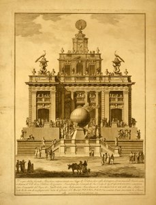 Device for Creating Firework Displays and a Hot Air Balloon by Italian School