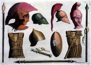 Examples of Etruscan Arms and Armour, from 