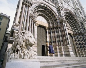 Facade of the Cathedral of San Lorenzo by Italian School