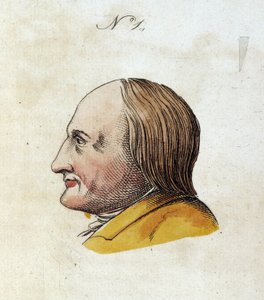 Figure number 1 representing the face of a man in 