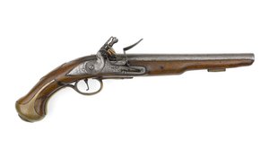Flintlock .579 Inch Pistol Owned by Colonel Charles Churchill