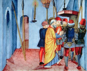 Peter denies Christ