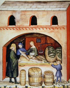 Salted Fish (illustration from Tacuinum Sanitatis Codex Vindobonensis)