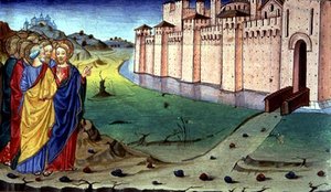 Christ Goes to Galilee by Italian School