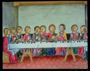 During the Last Supper Christ Announces That One of the Apostles Will Betray Him