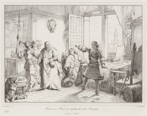 Francesco Morosini Refuses to Surrender Candia by Italian School