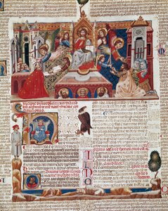 Frontispiece page of the manuscript of 