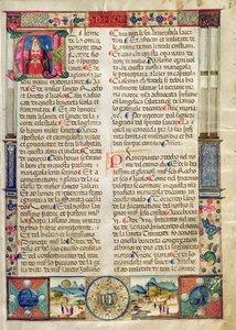 Frontispiece, from a Mariegola of the Lay Guild of St. Rocco and St. Nicholas by Italian School