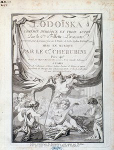 Frontispiece of Lodoiska, opera by Luigi Cherubini by Italian School