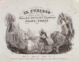 Frontispiece of the musical score of 
