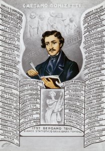 Gaetano Donizetti, Italian composer by Italian School