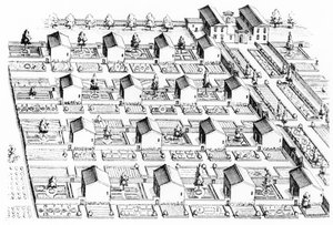 Garden of a monastery in Turin by Italian School