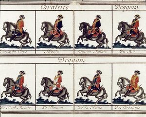 General Table of the Troops of King Victor Amedee III of Sardinia in 1780 (detail) by Italian School