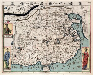 Geographic map of China from A discourse of the kingdom of China, taken out of Ricius and Trigautius by Matteo Ricci by Italian School
