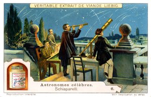 Giovanni Schiaparelli, Observing the Sky (print)