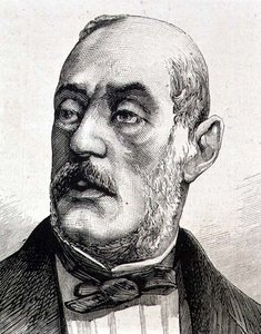 Giuseppe Ferrari (1811-1876) Italian Historian and Political Philosopher (engraving) by Italian School