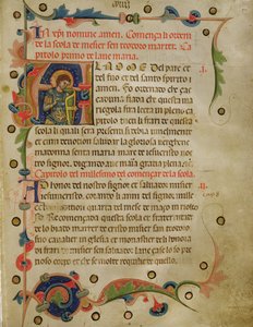 Historiated Initial 