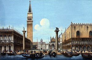 Il Molo, from a Set of Four Venetian Scenes, c.1850